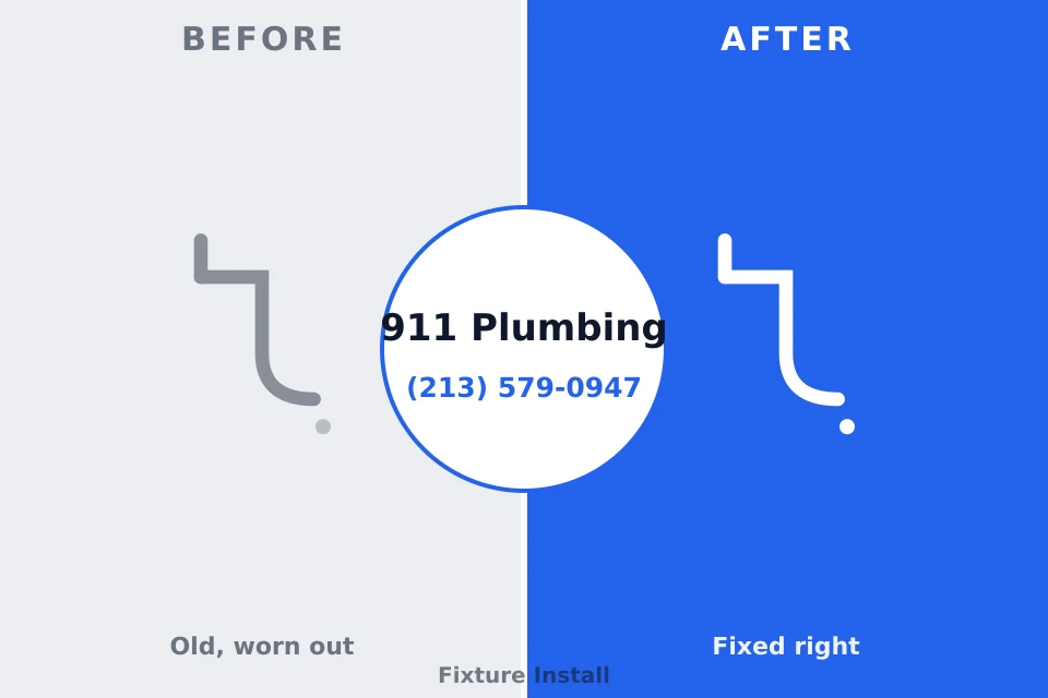 Before and after: plumbing company Valley Park, MO